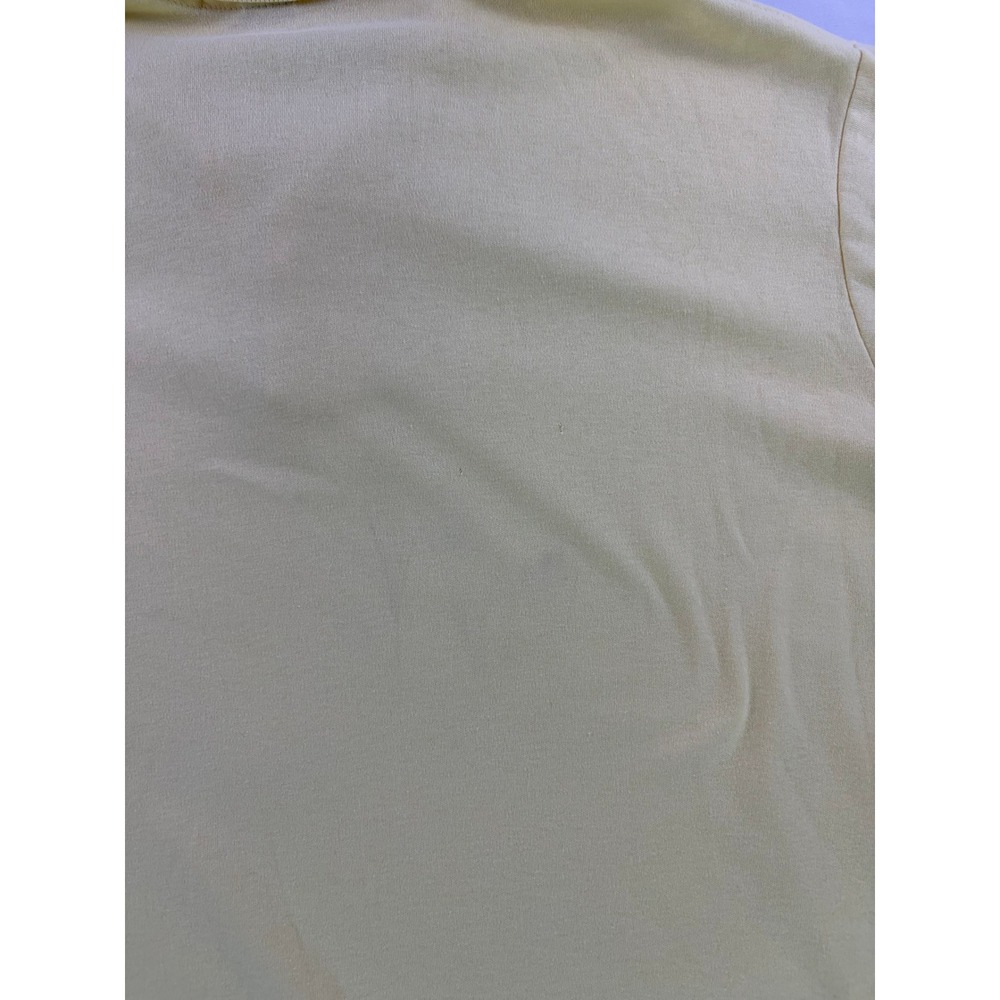 Vintage Polo Ralph Lauren Polo Shirt Mens Large Yellow USA Cotton Classic - Picture 6 of 11